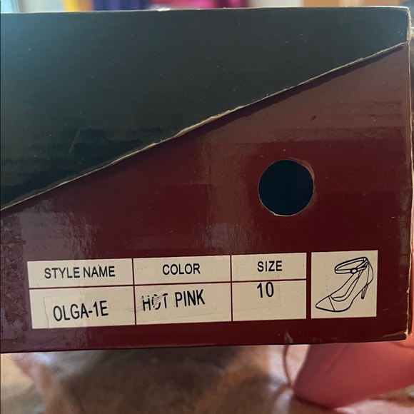 Liliana Pink Clear Heels - Picture 5 of 5